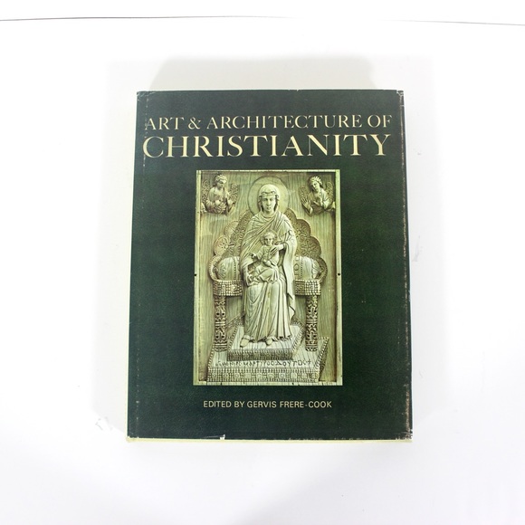 1972 Art & Architecture of Christianity Art Book Linen Hardcover Hard Cover - Picture 1 of 11